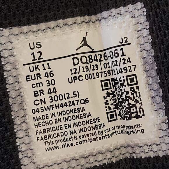 Air Jordan 1 Mid Gym Red Black White Pre-Owned Sz 12 - Picture 8 of 8